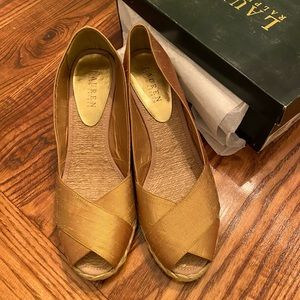 Lauren Ralph Lauren Cecilia Satin Crepe Espadrilles